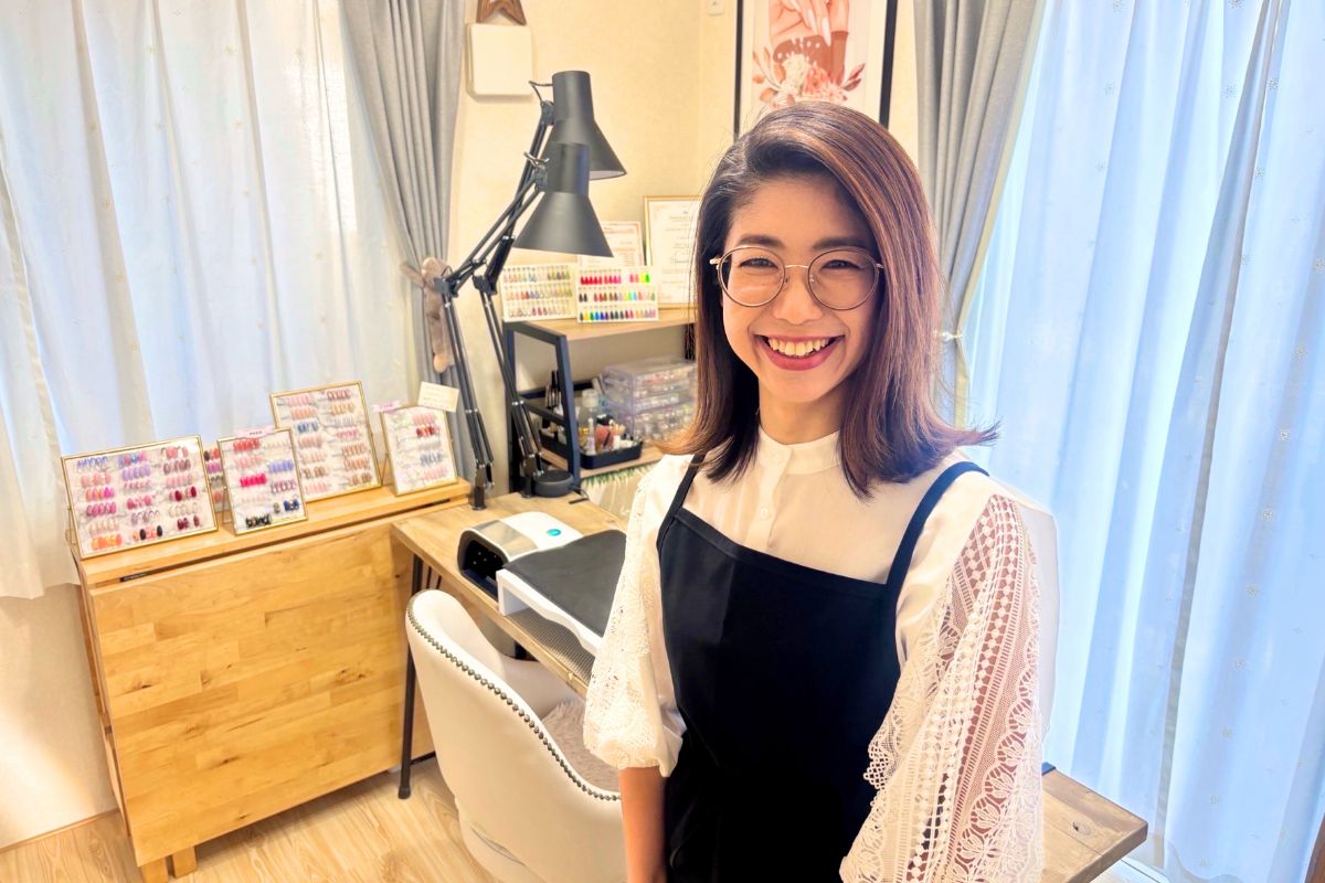 青梅市 Welina オーナーネイリスト 玉城真実 ポートレート